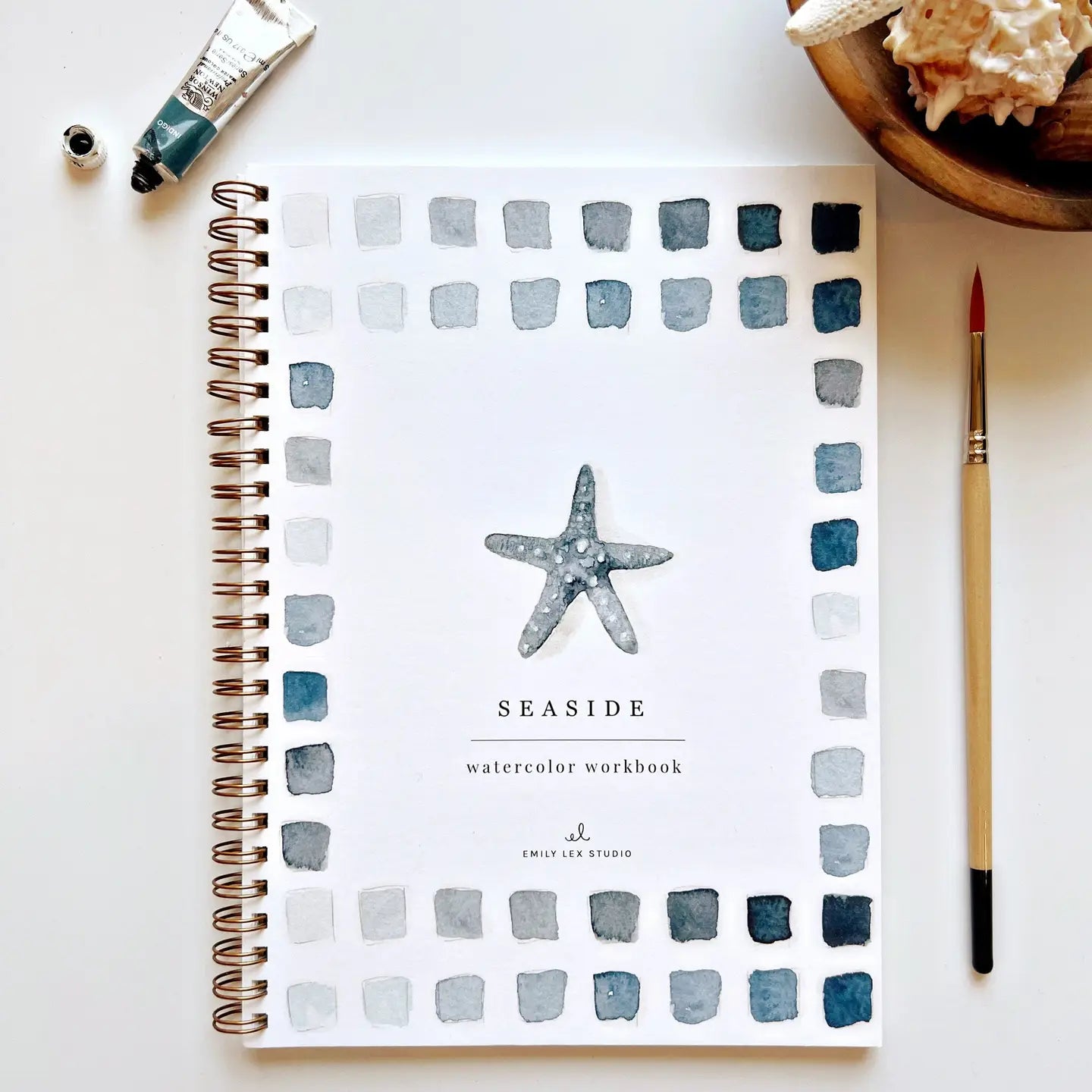 Seaside Watercolor Workbook image 0
