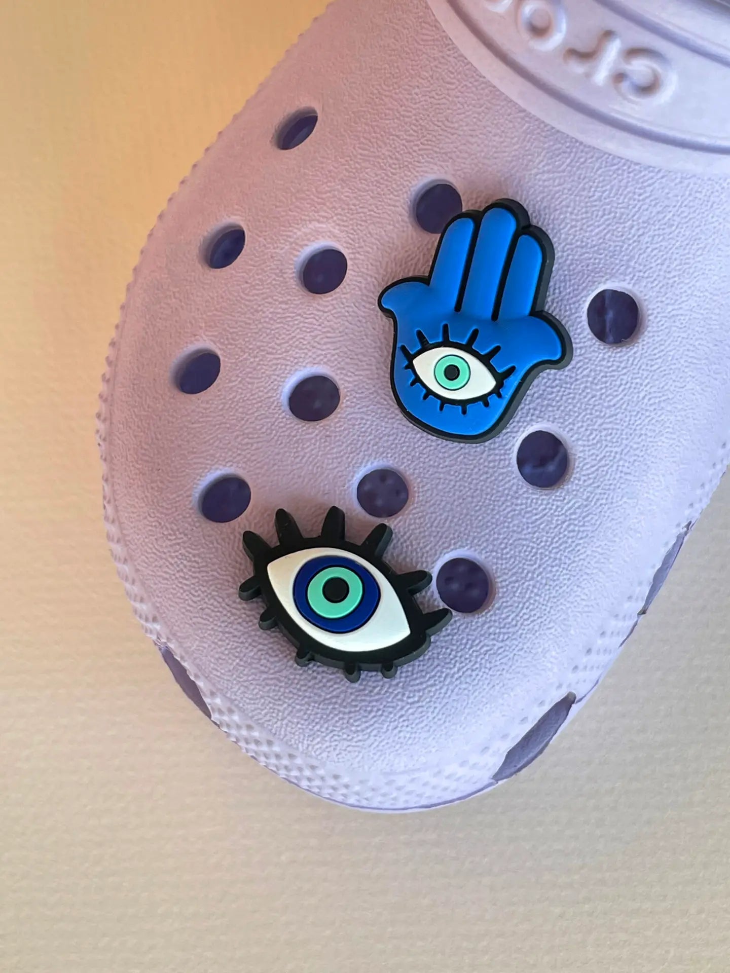 Evil Eye Croc Clog Charms image 1