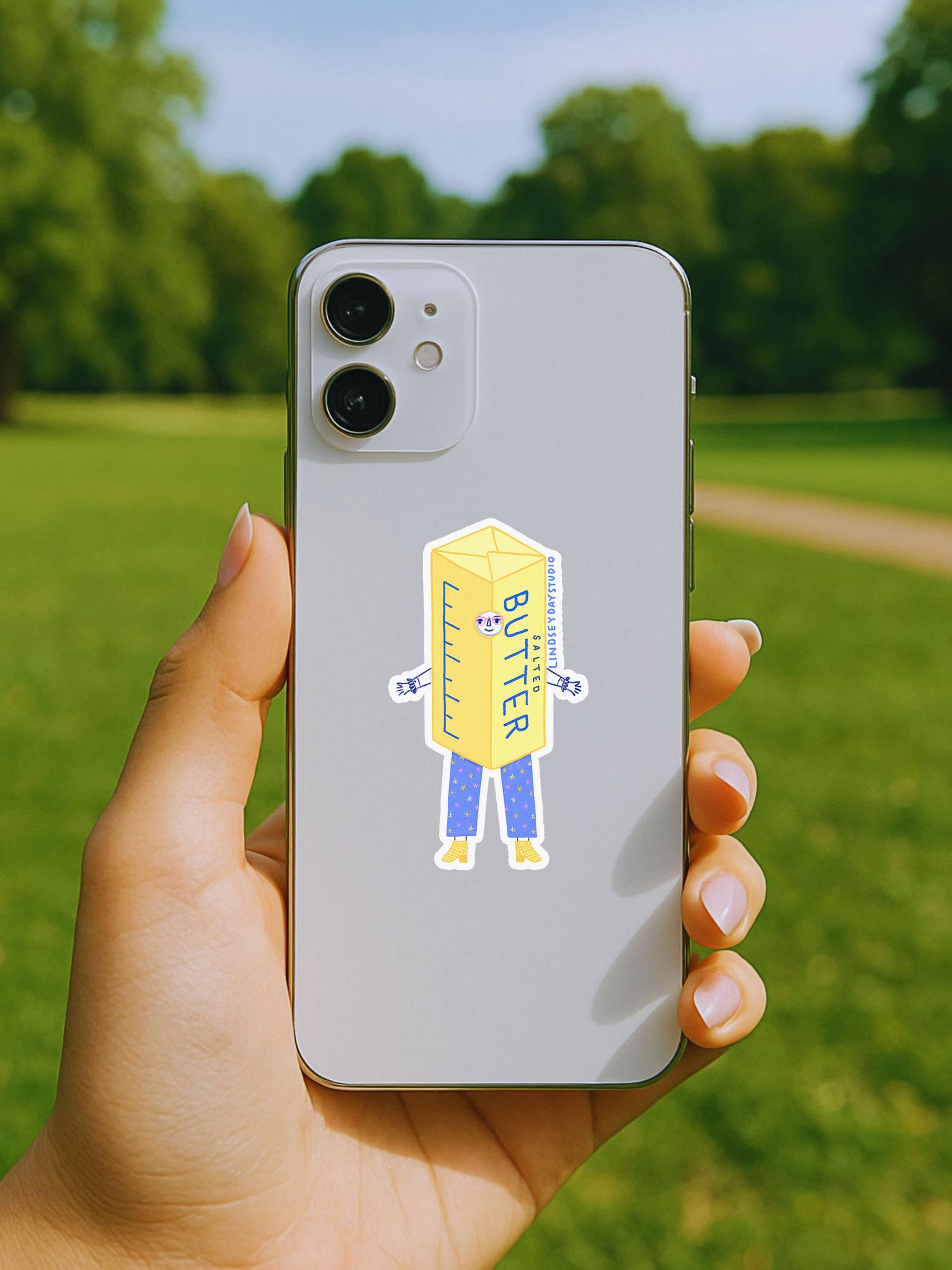 Butter Barb Sticker, Funny Sticker, Food Sticker