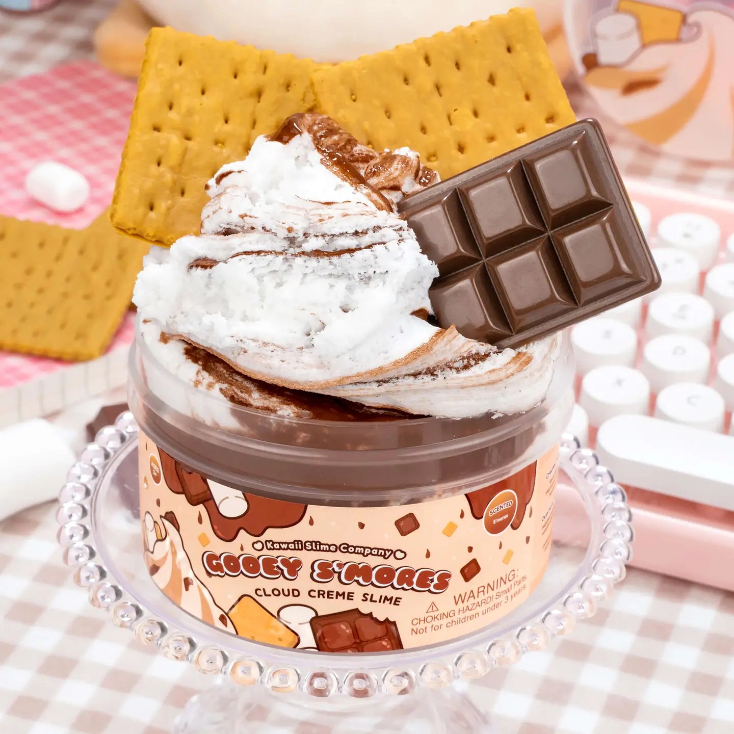 Gooey S'mores Cloud Creme Slime image 2