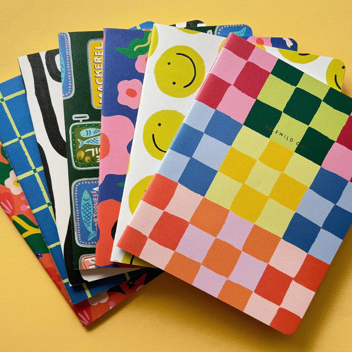 Rainbow Check Notebook Duo image 2