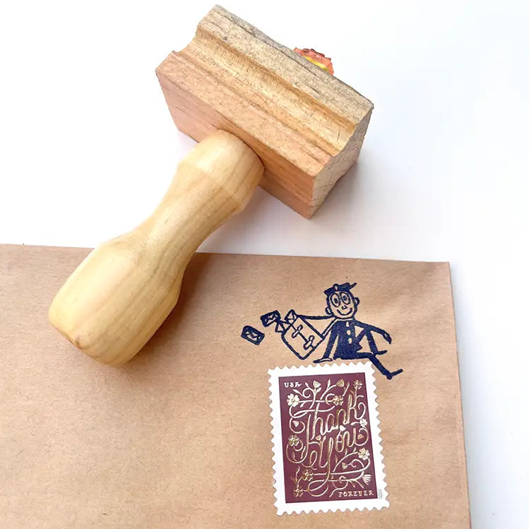Mr Zip Sitting Rubber Stamp image 0