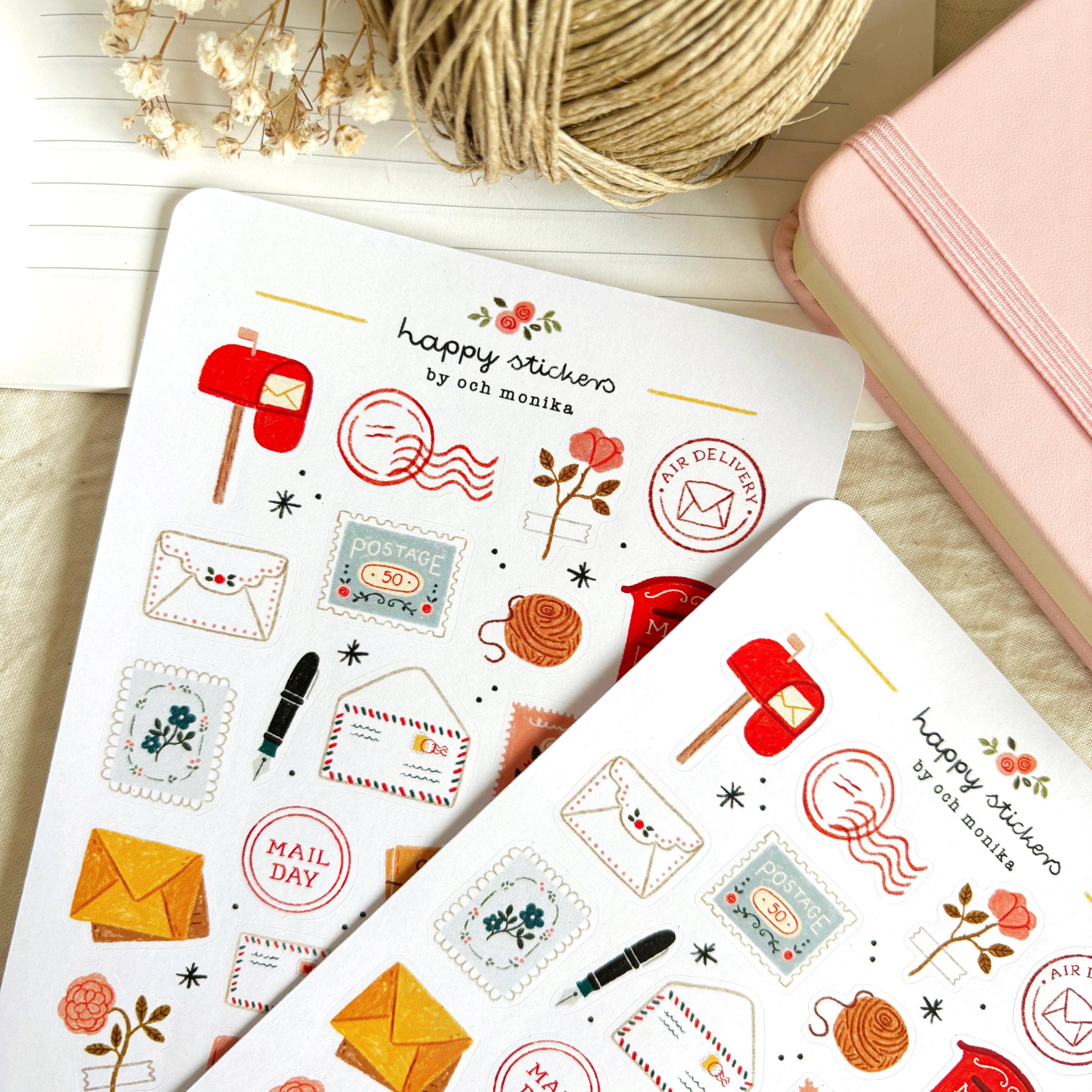 Happy Mail - Planner & Journal Stickers | A6 Matte Paper