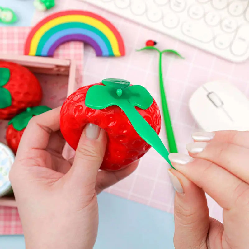 Strawberry Shaped Sensory Squishy Toy image 1