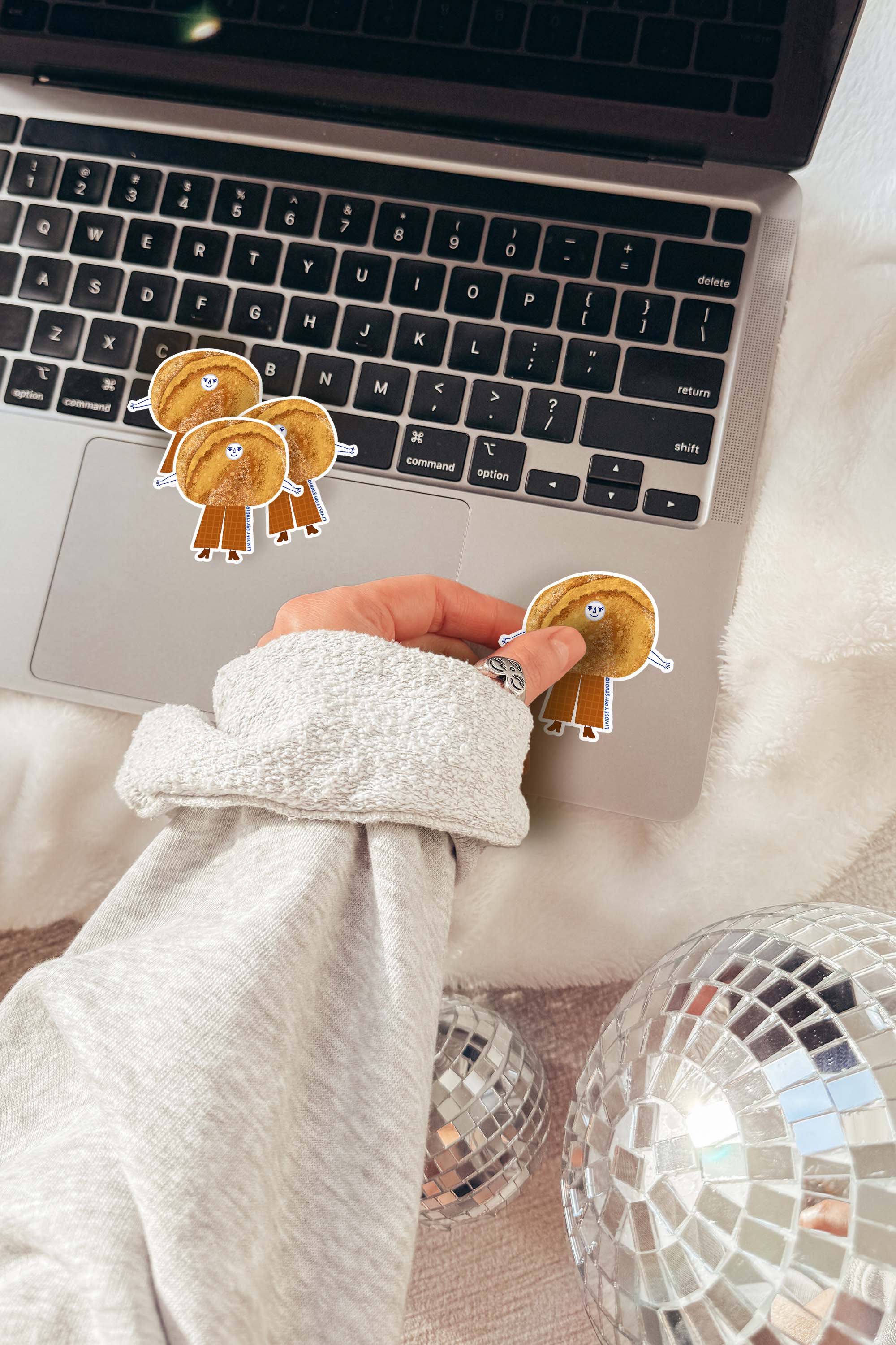 Sally Sourdough Sticker, Funny Sticker, Bread Food Sticker