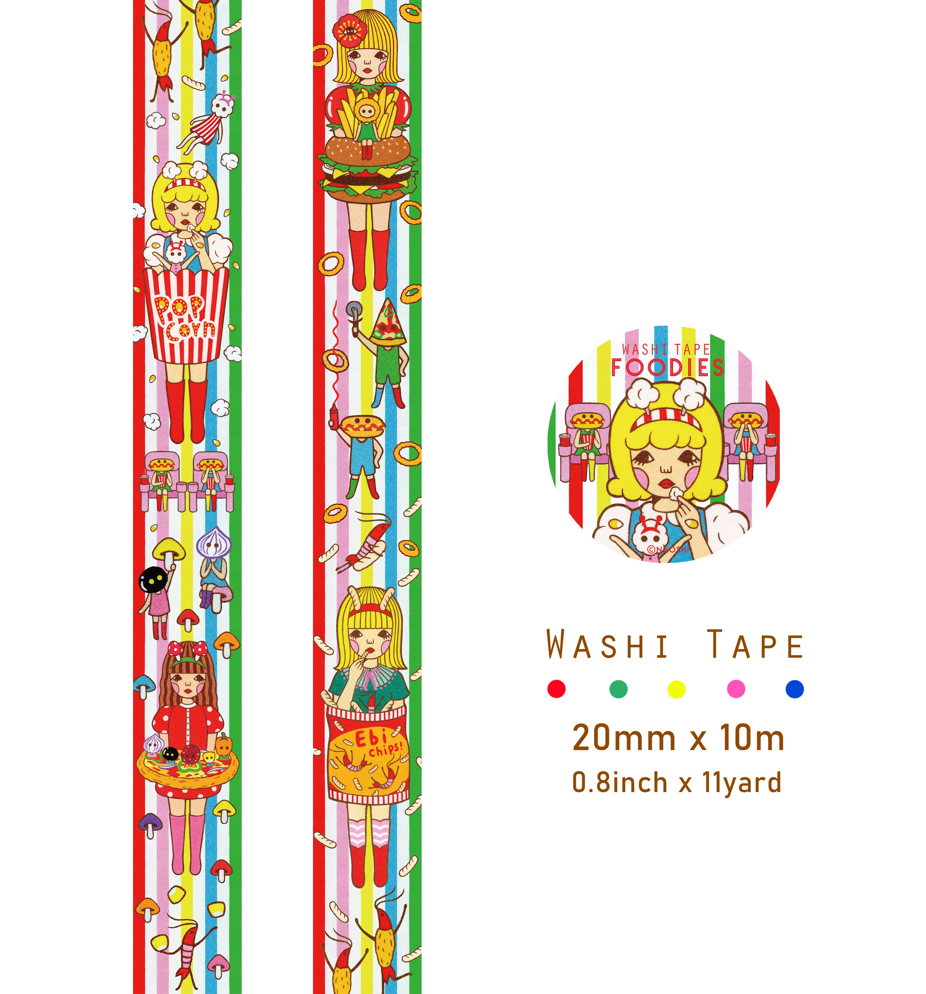 【Washi Tape】Foodies