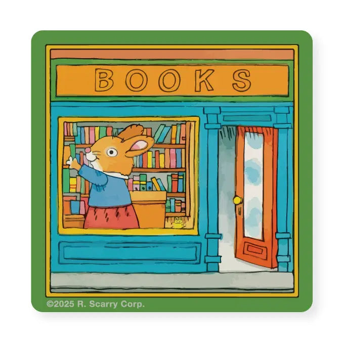 3P4 X Richard Scarry® - Bookstore Sticker image 0