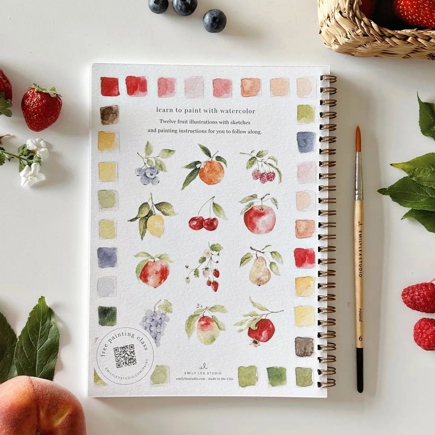 Fruit Watercolor Workbook image 2
