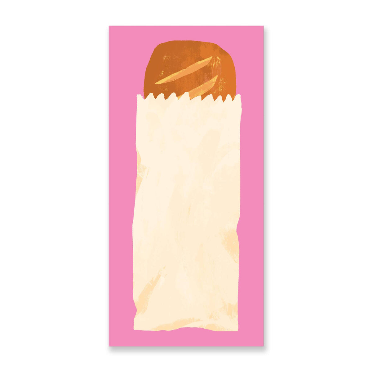 Bread Listpad – Cute Grocery To-Do List Notepad
