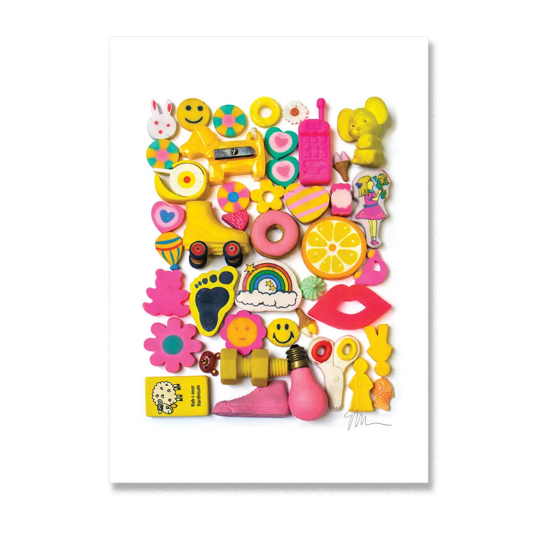 Eraser Arrangement No. 8 Postcard image 0