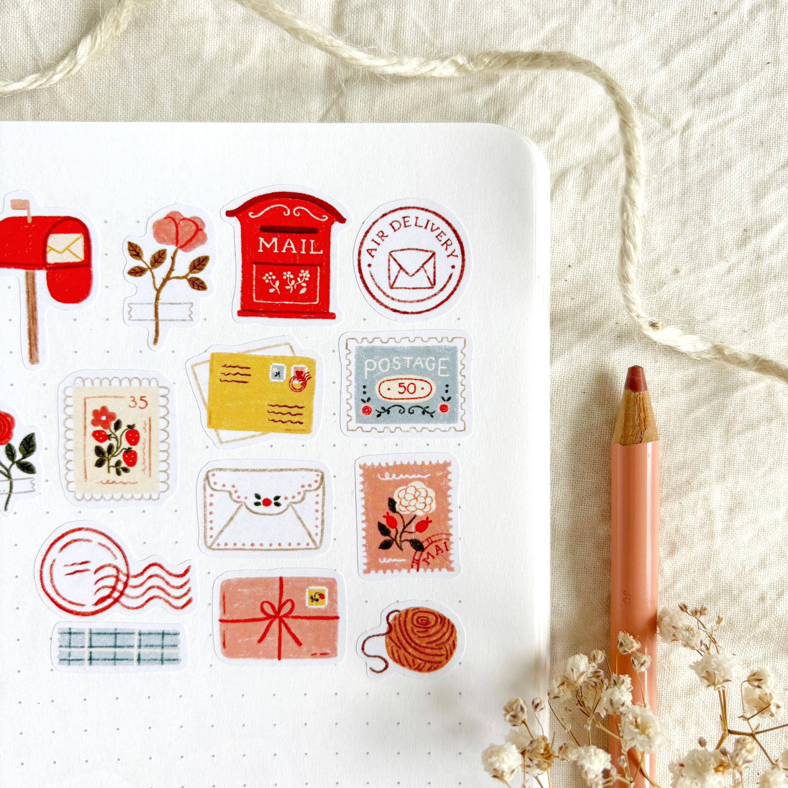 Happy Mail - Planner & Journal Stickers | A6 Matte Paper