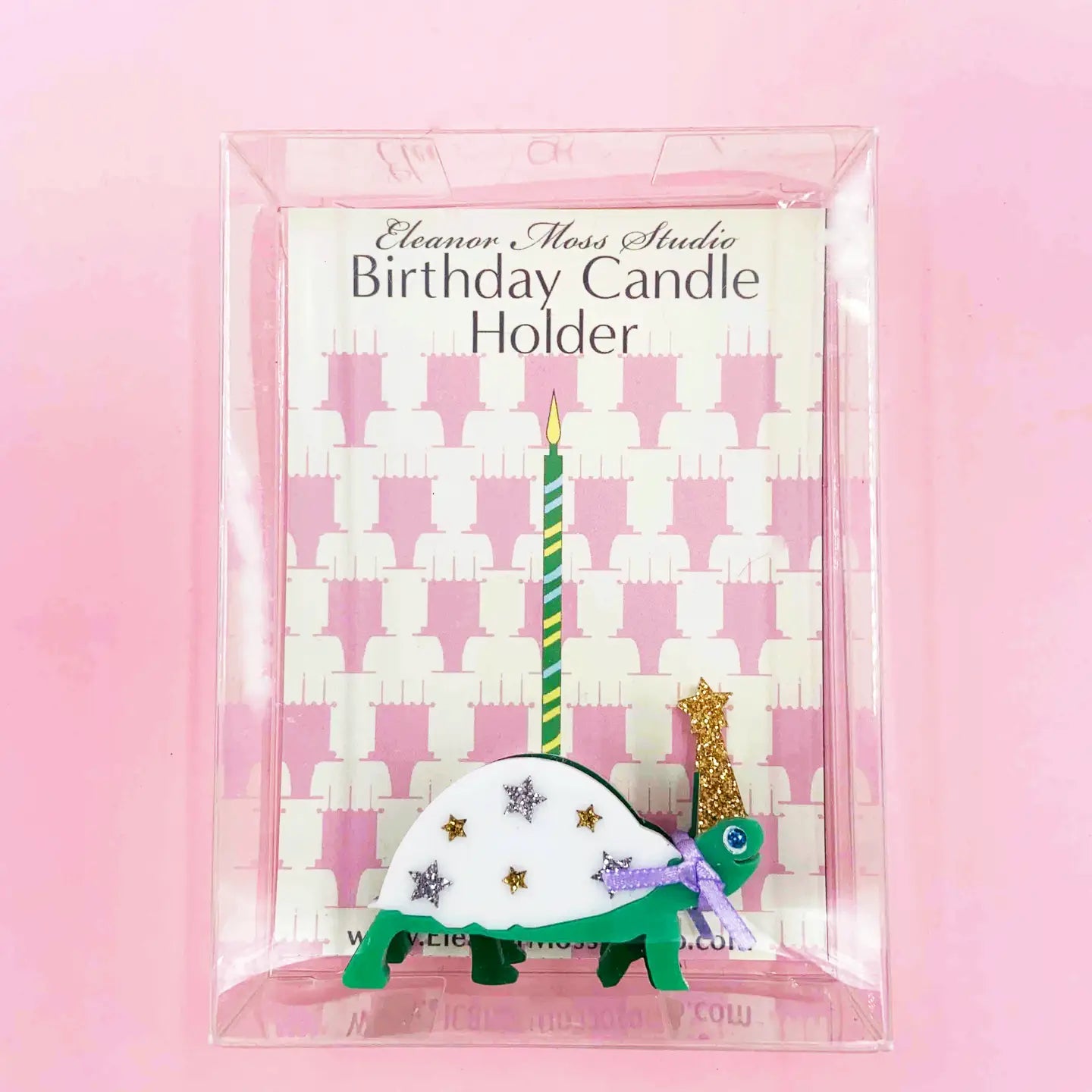 Turtle Birthday Candle Holder image 1