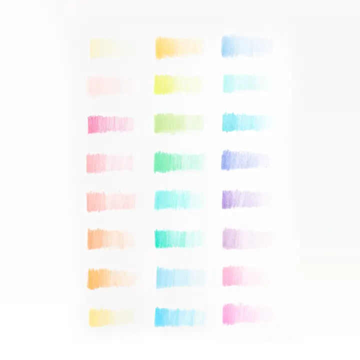Pastel Hues Colored Pencils - Set of 24 image 3