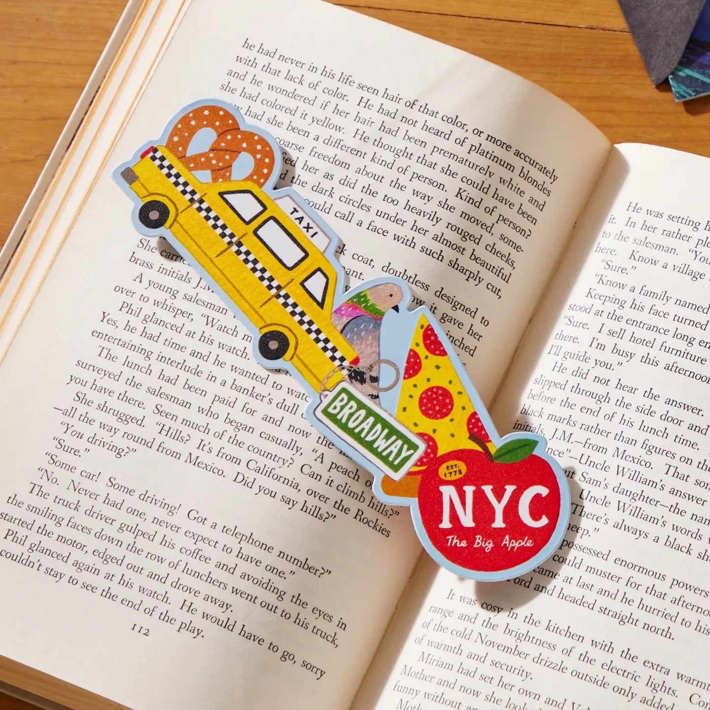 Big Apple Paper Bookmark image 1