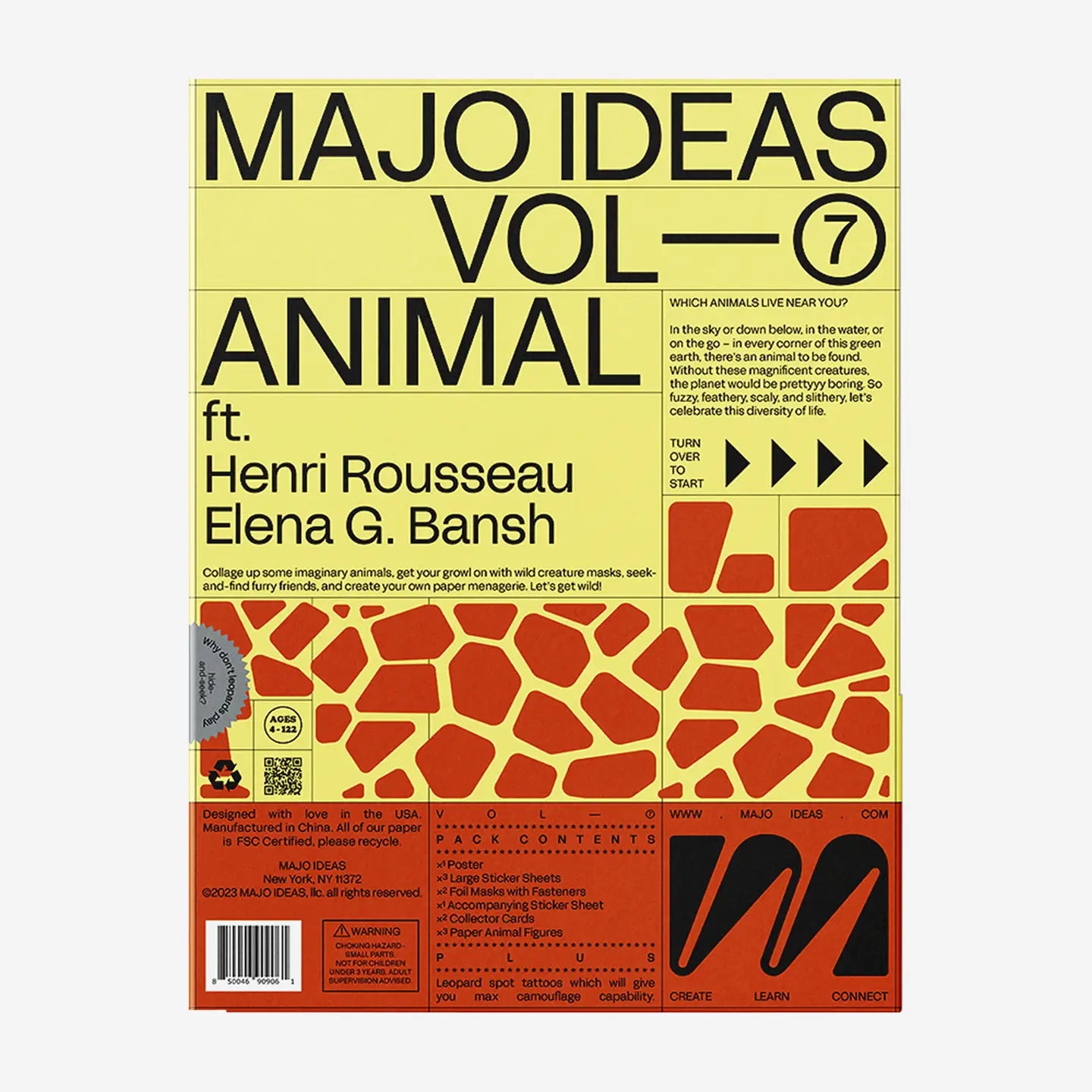 Majo Ideas -  Vol ⑦ — Animal Sticker Based Art Pack image 0