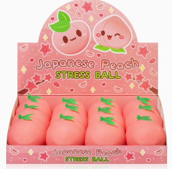 Just Peachy! Cute Japanese Peach Stress Ball image 0