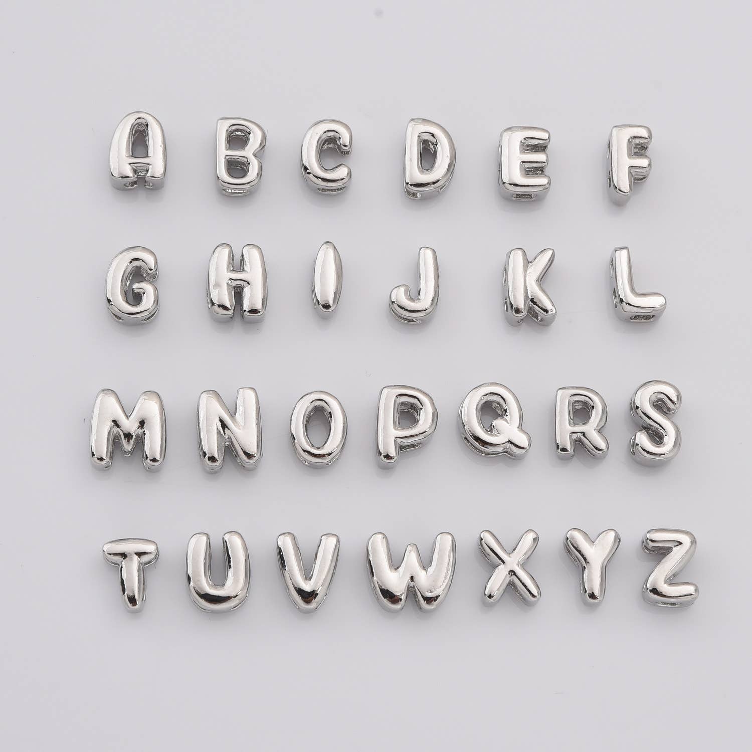Gold Filled Alphabet Balloon Initial Charm Pendant