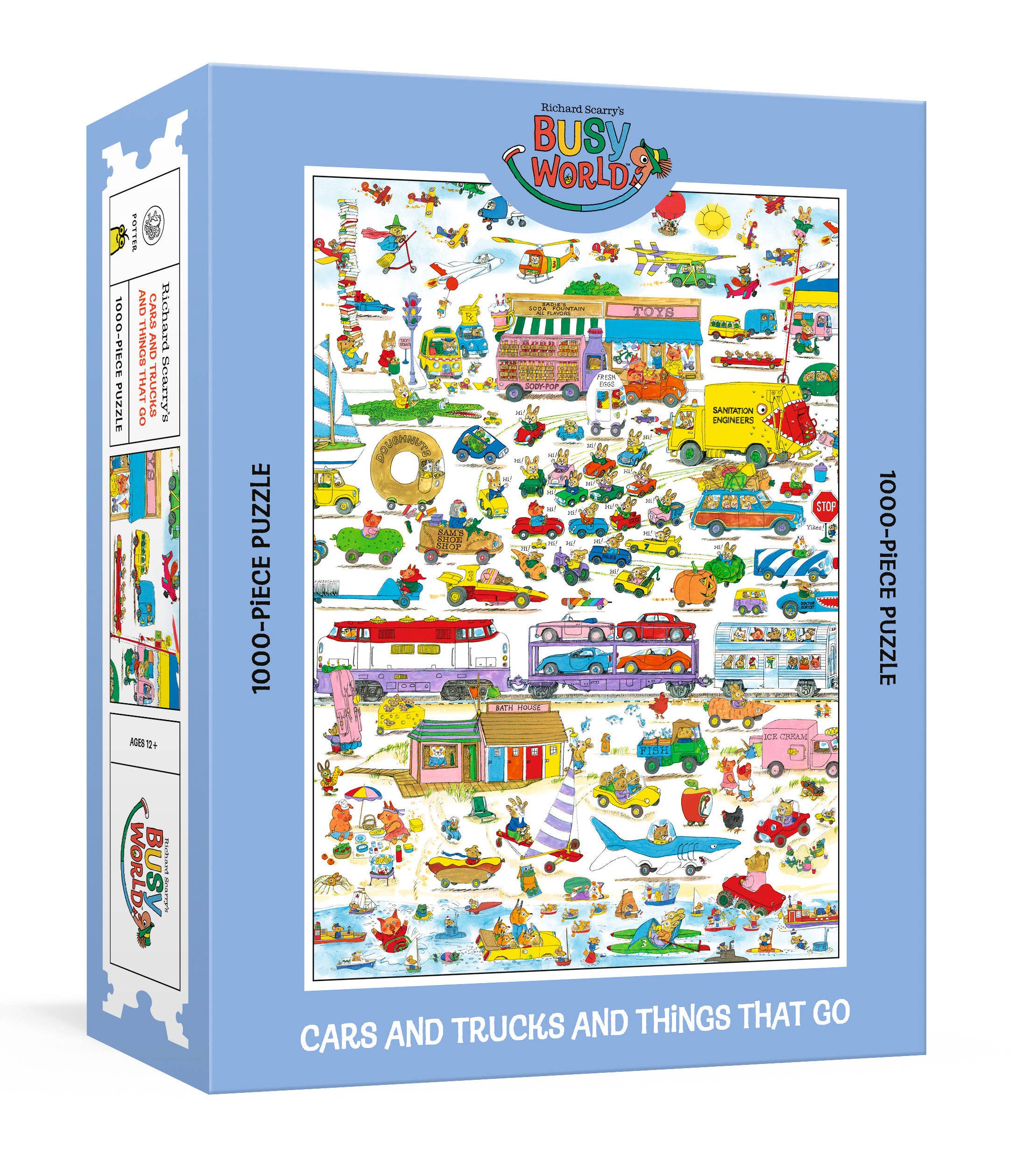 Richard Scarry's Cars and Trucks 1000-Piece Puzzle
