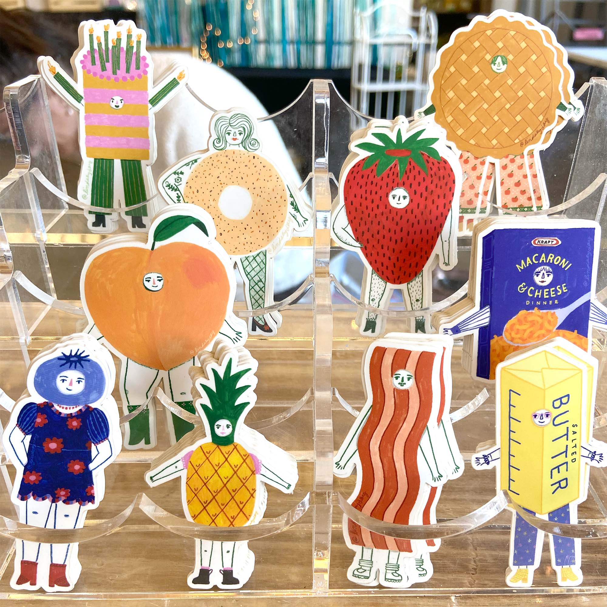 Sally Sourdough Sticker, Funny Sticker, Bread Food Sticker