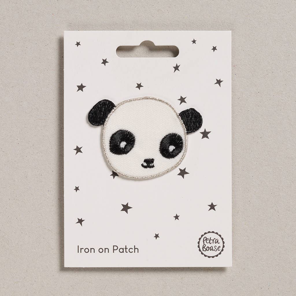 Iron on Patch Panda Face