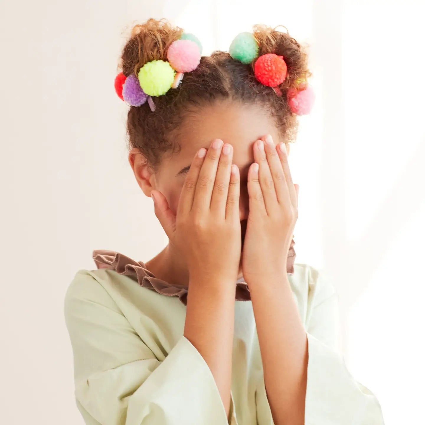 Pompom Unicorn Hair Clips image 1