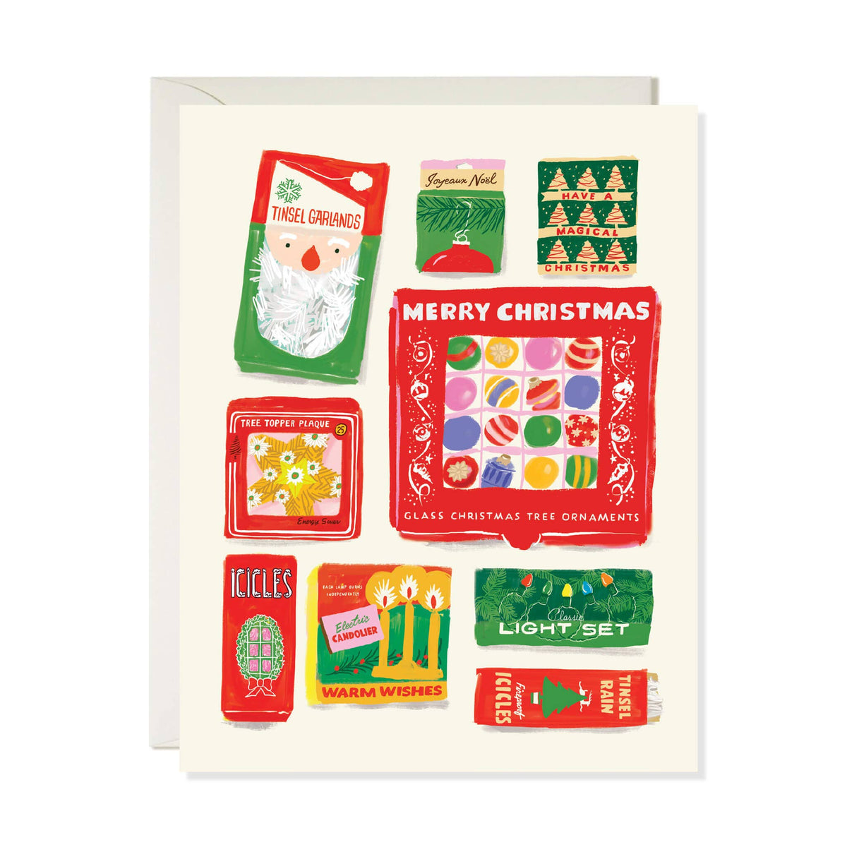 Christmas Packaging – Vintage Holiday Greeting Card