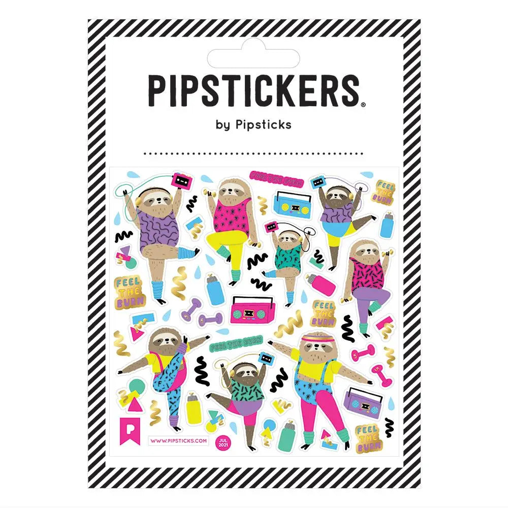 Go Slow Cardio Pipstickers 4x4 image 0