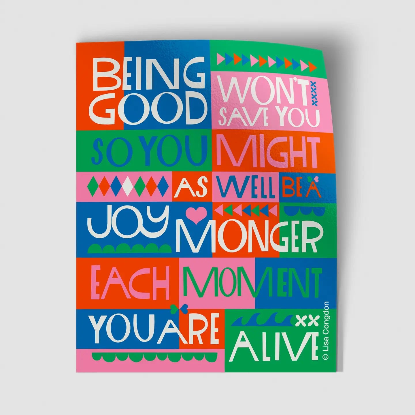 Be A Joy Monger Large Sticker image 0