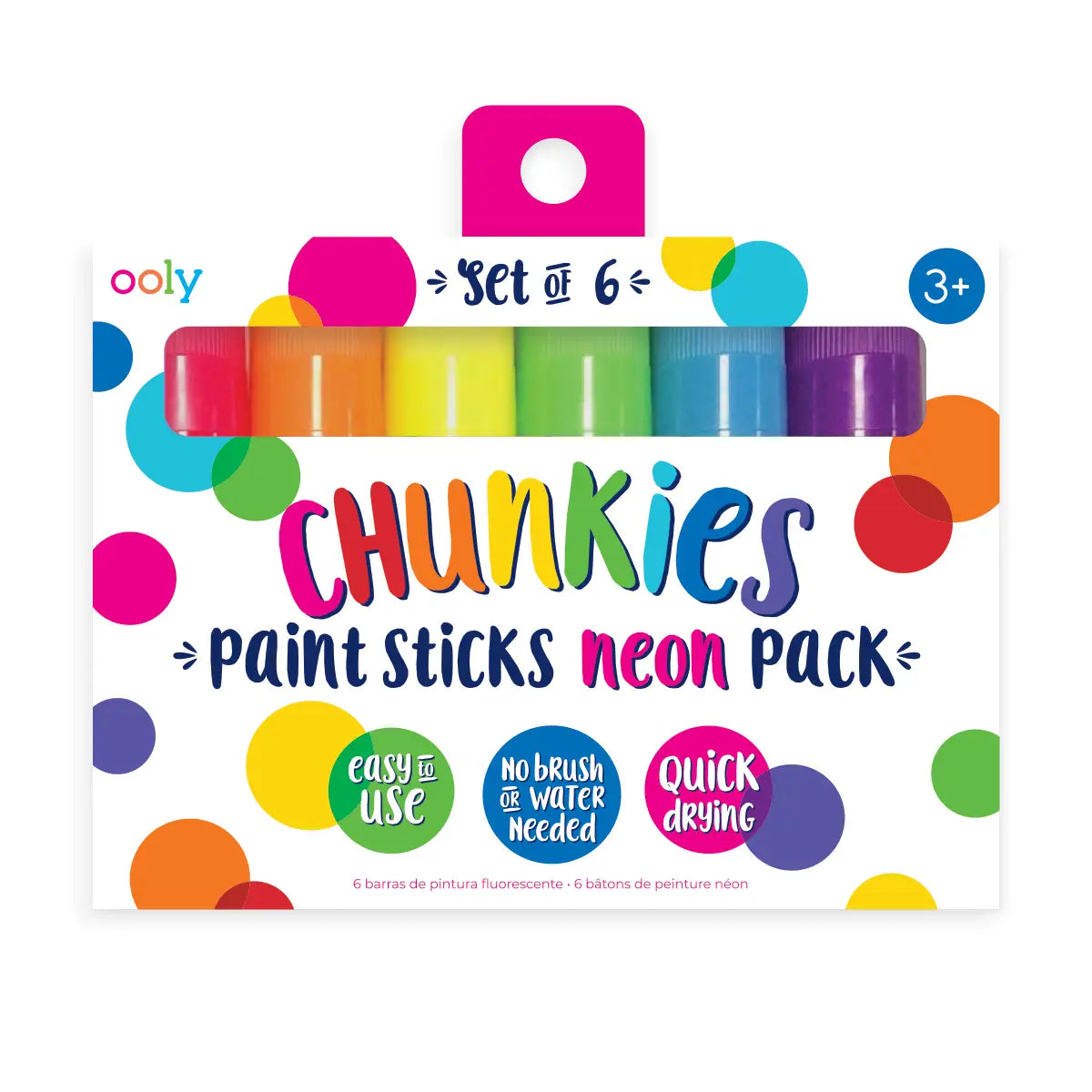 Chunkies Paint Sticks Neon - Set of 6 image 0