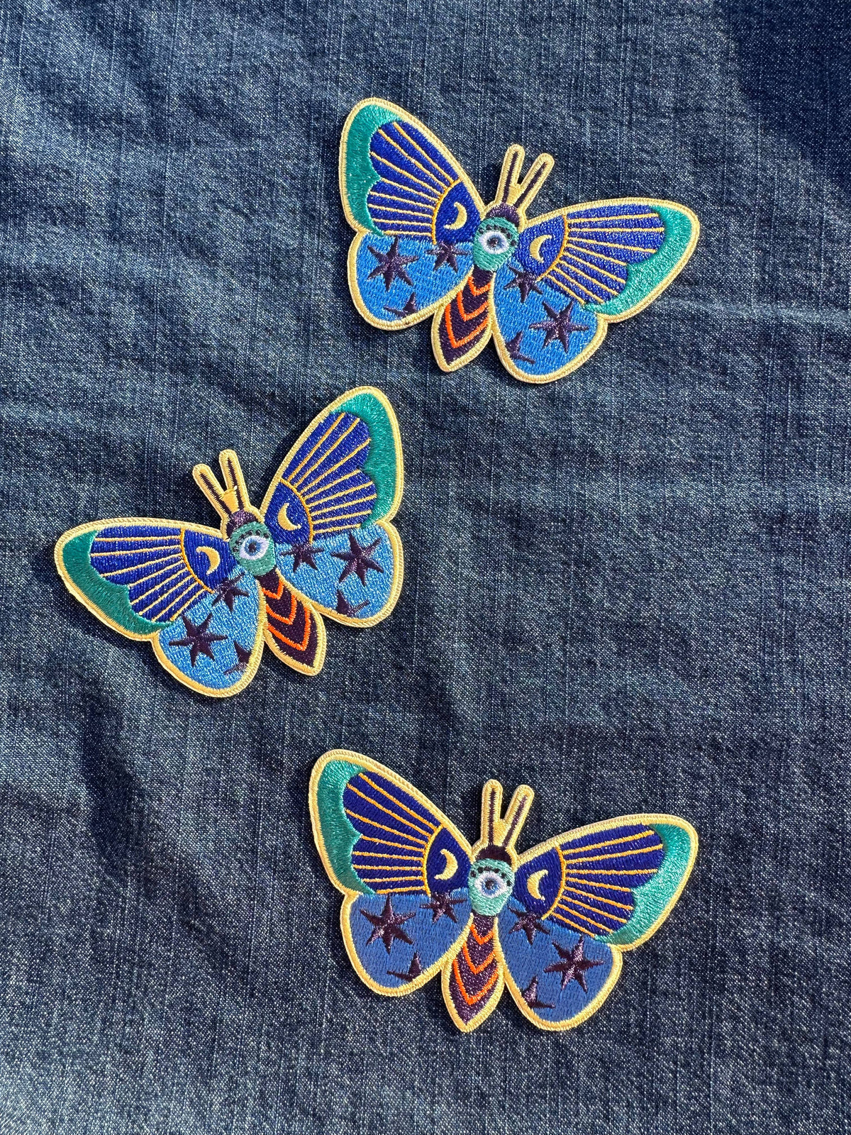 Magical Mystical Moth Embroidered Patch