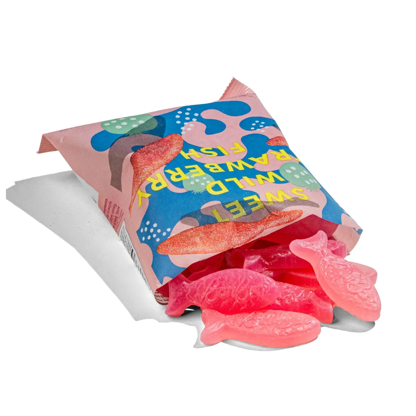 Sweet Wild Strawberry Fish - Swedish Candy 5.2oz (150g) image 1