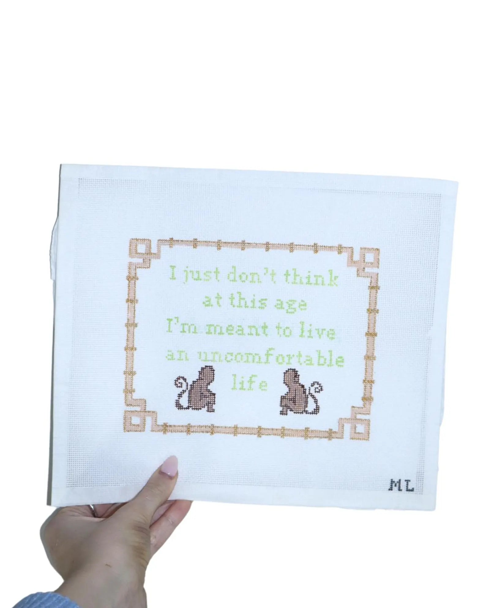 I Don't Think At This Age I'm Meant to Live an Uncomfortable Life7” x 5.5” 18 me image 0