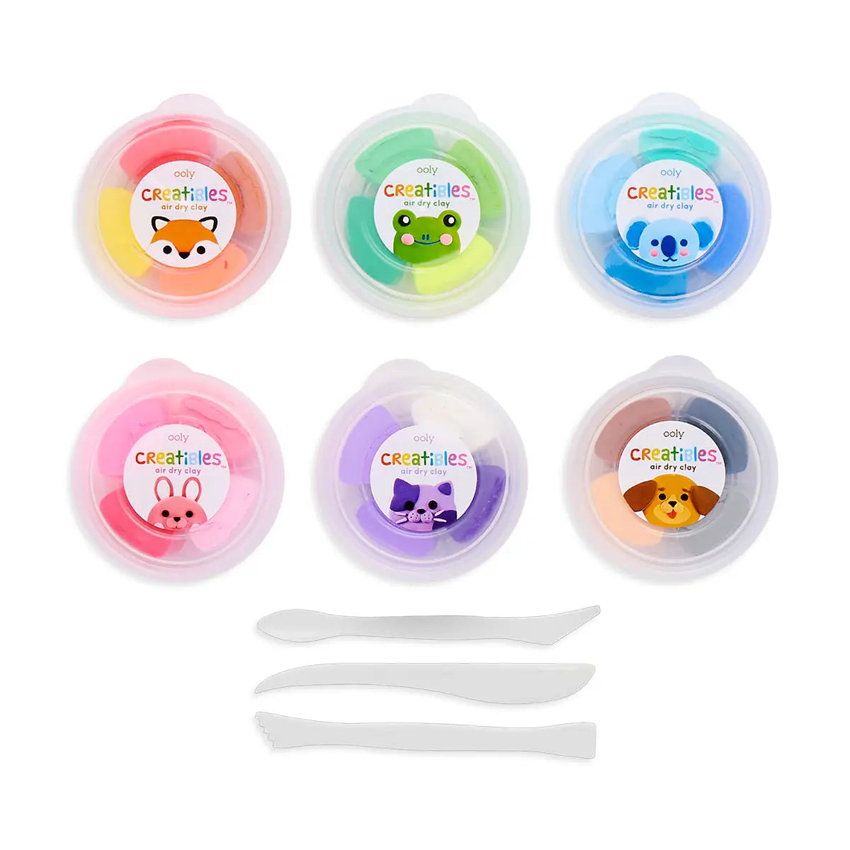 Creatibles D.I.Y. Air-Dry Clays Kit Set of 24 Colors image 2