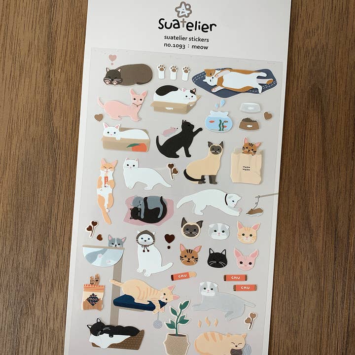 Daily Deco Stickers Sautelier Design Meow image 0