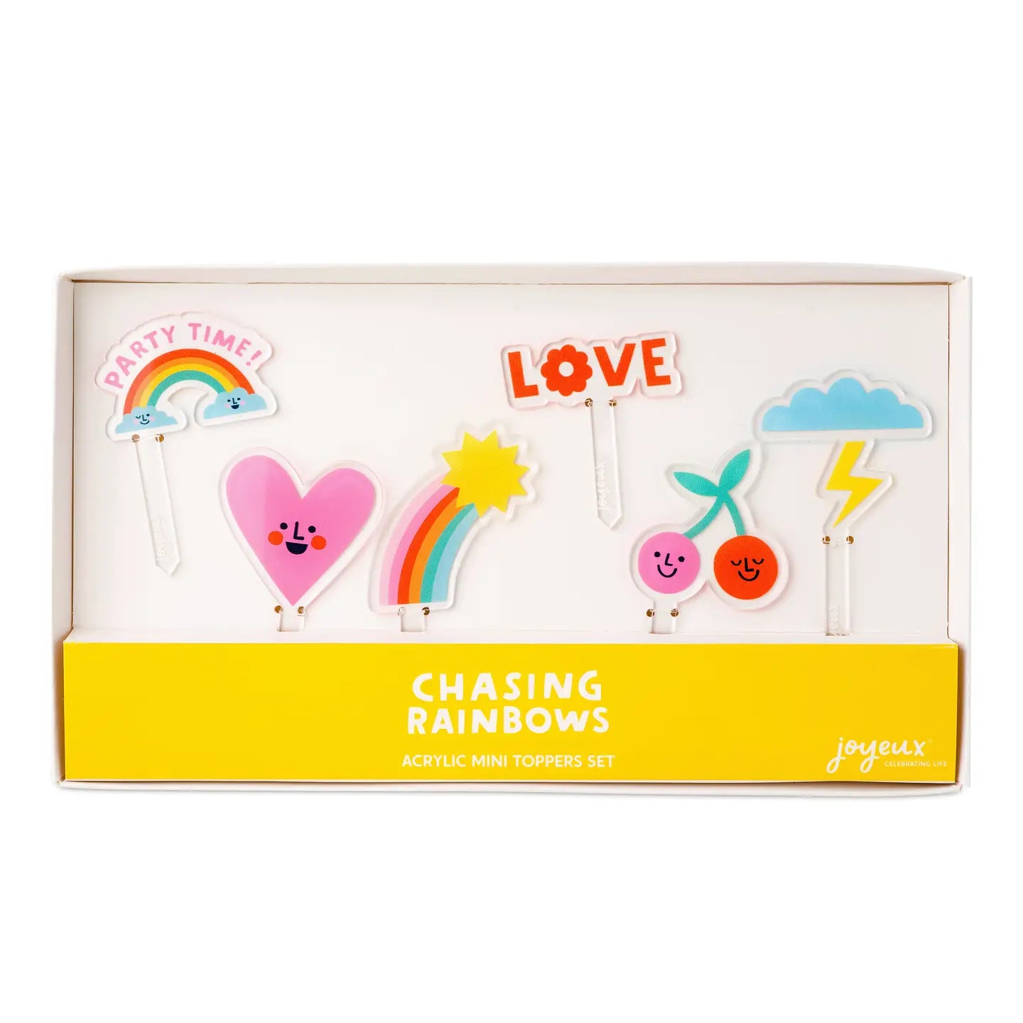 Chasing Rainbows Acrylic Mini Topper Set image 0