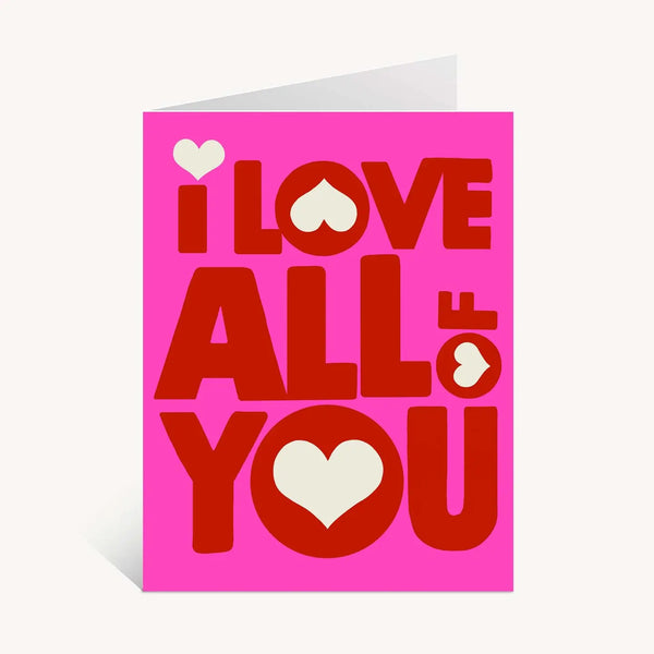 Greeting Card - I Love All of You image 0