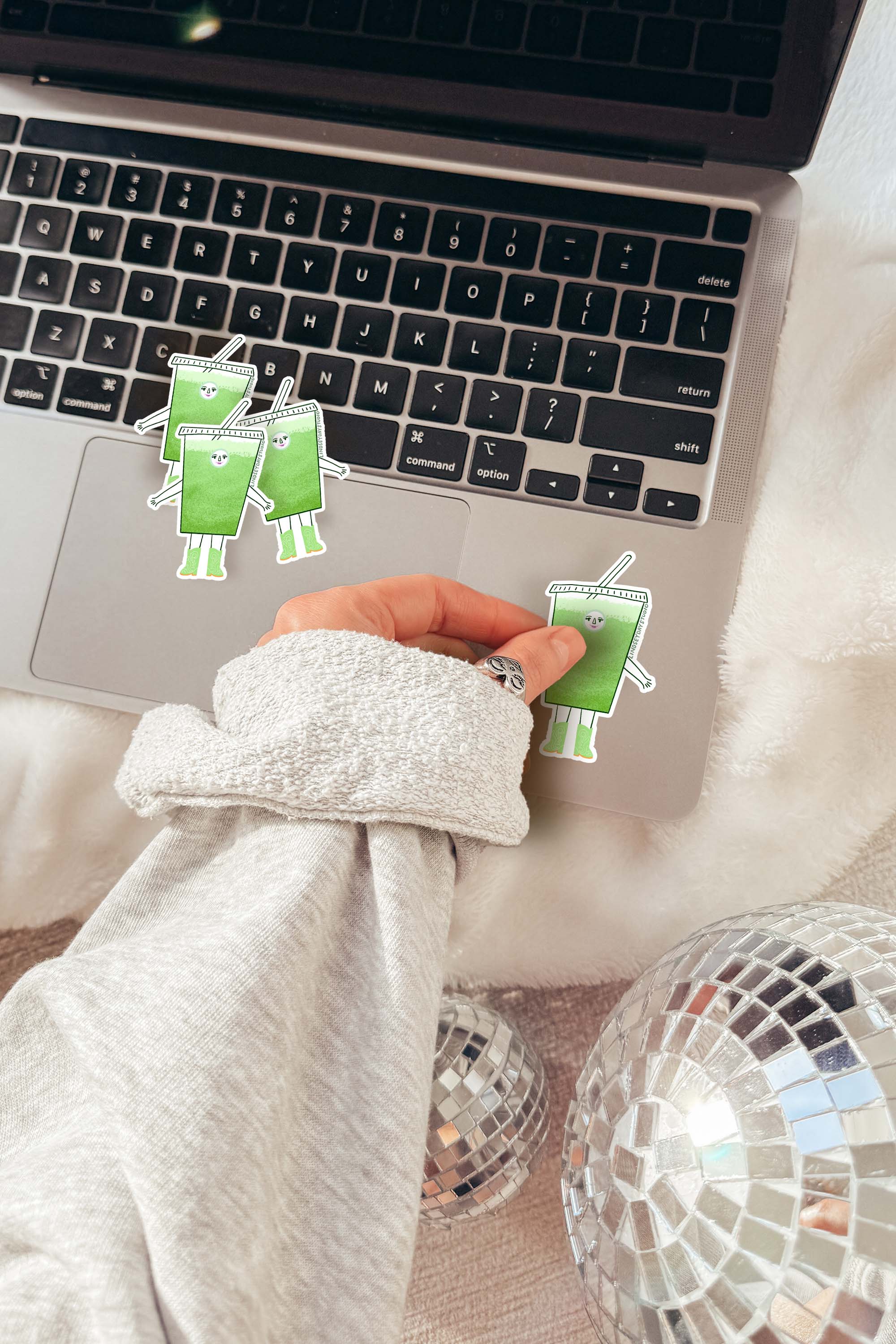 Molly Matcha Sticker, Funny Sticker, Food Sticker