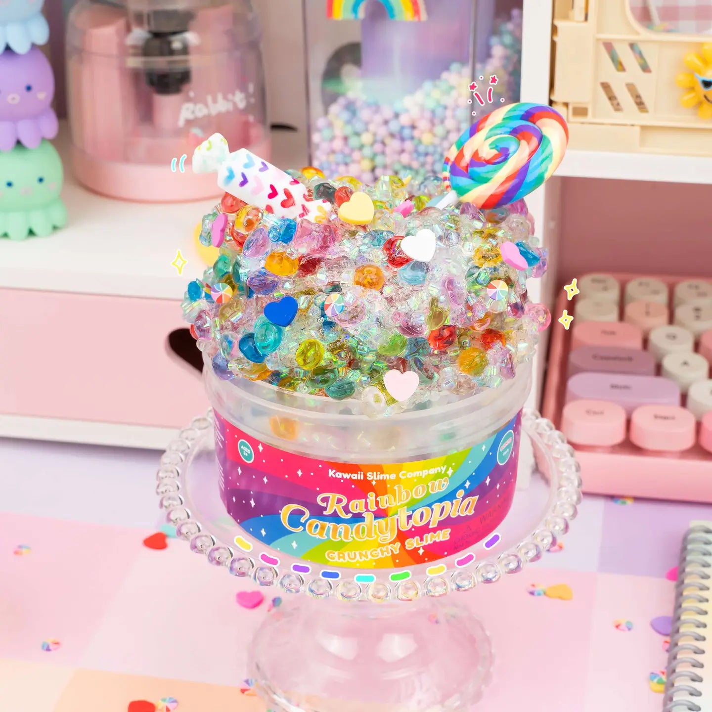 Rainbow Candytopia Crunchy Slime image 1