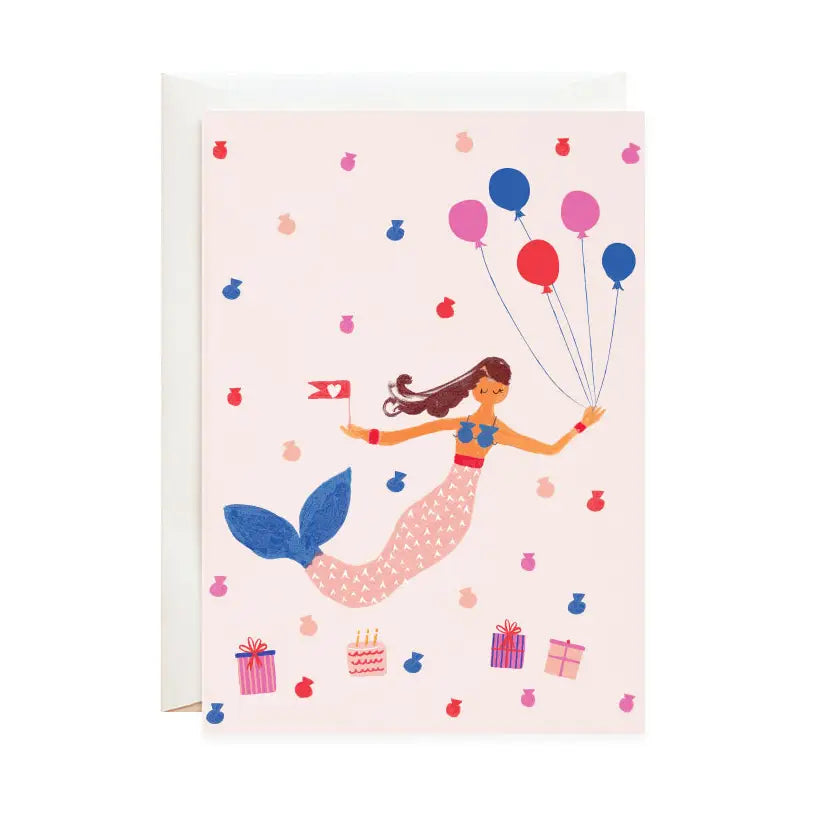 Mermaid's Birthday - Petite Card image 0