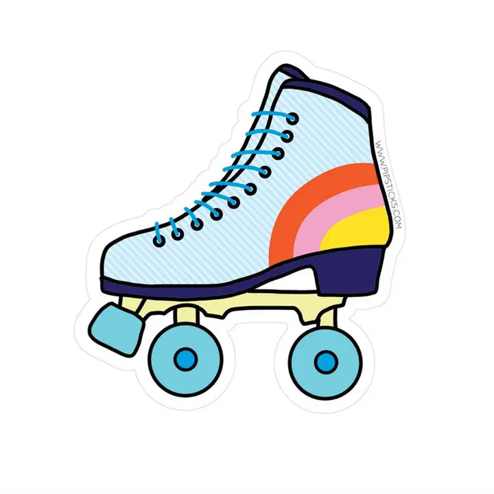 Retro Skate Pipstick Vinyl Stickers image 0