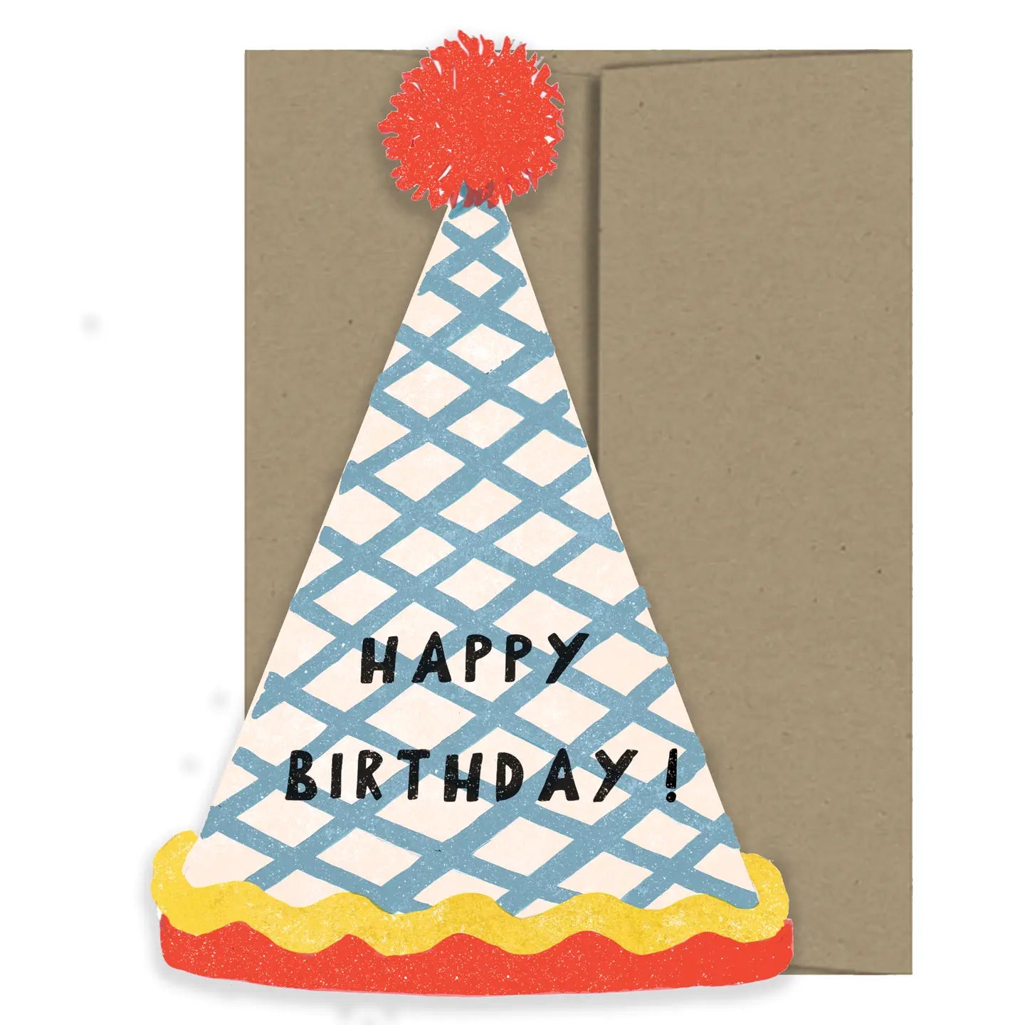 Birthday Hat Die Cut Card by Isatopia image 0
