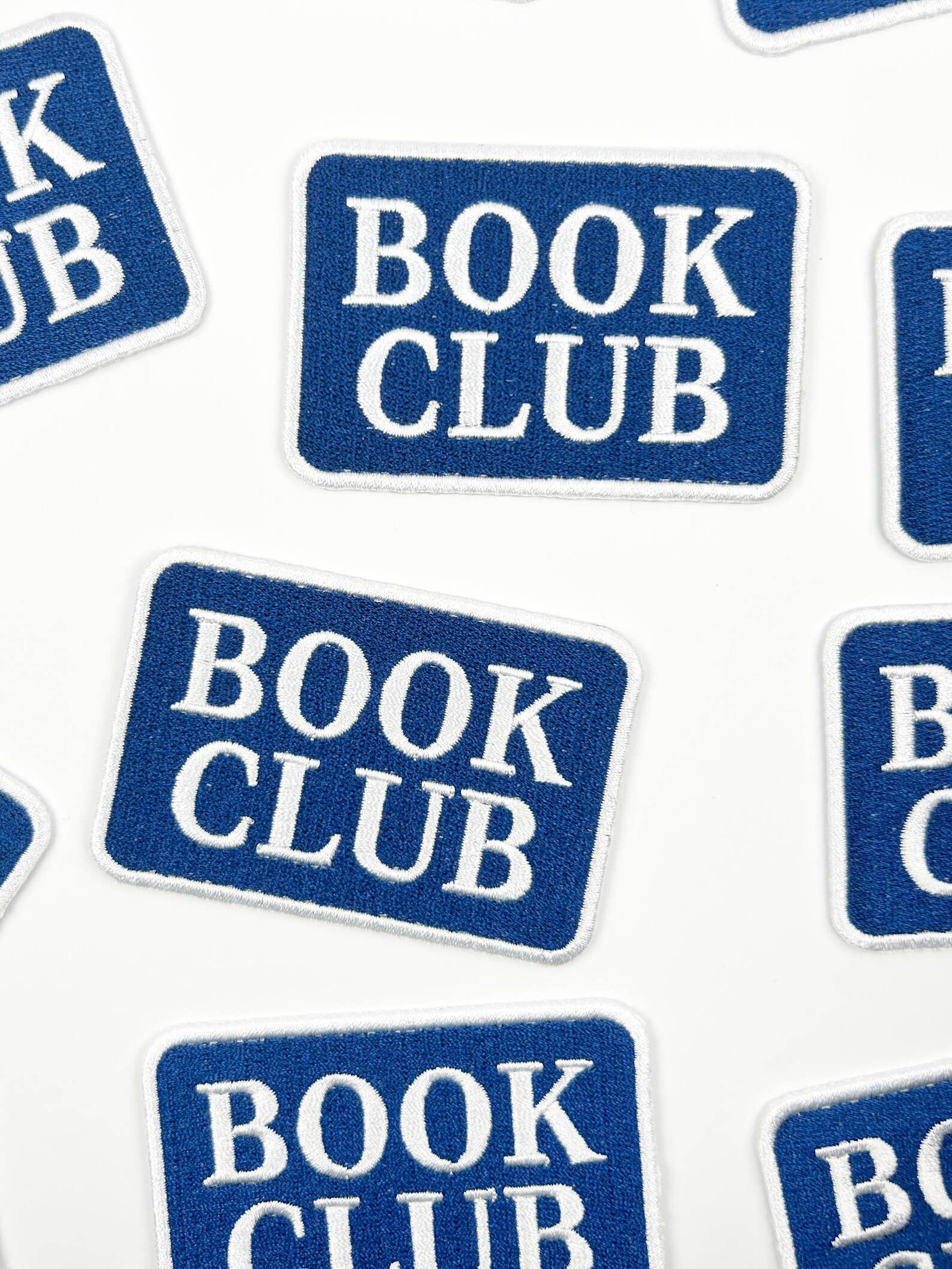 Book Club Patch – Embroidered Iron On, Readers, Book Lovers