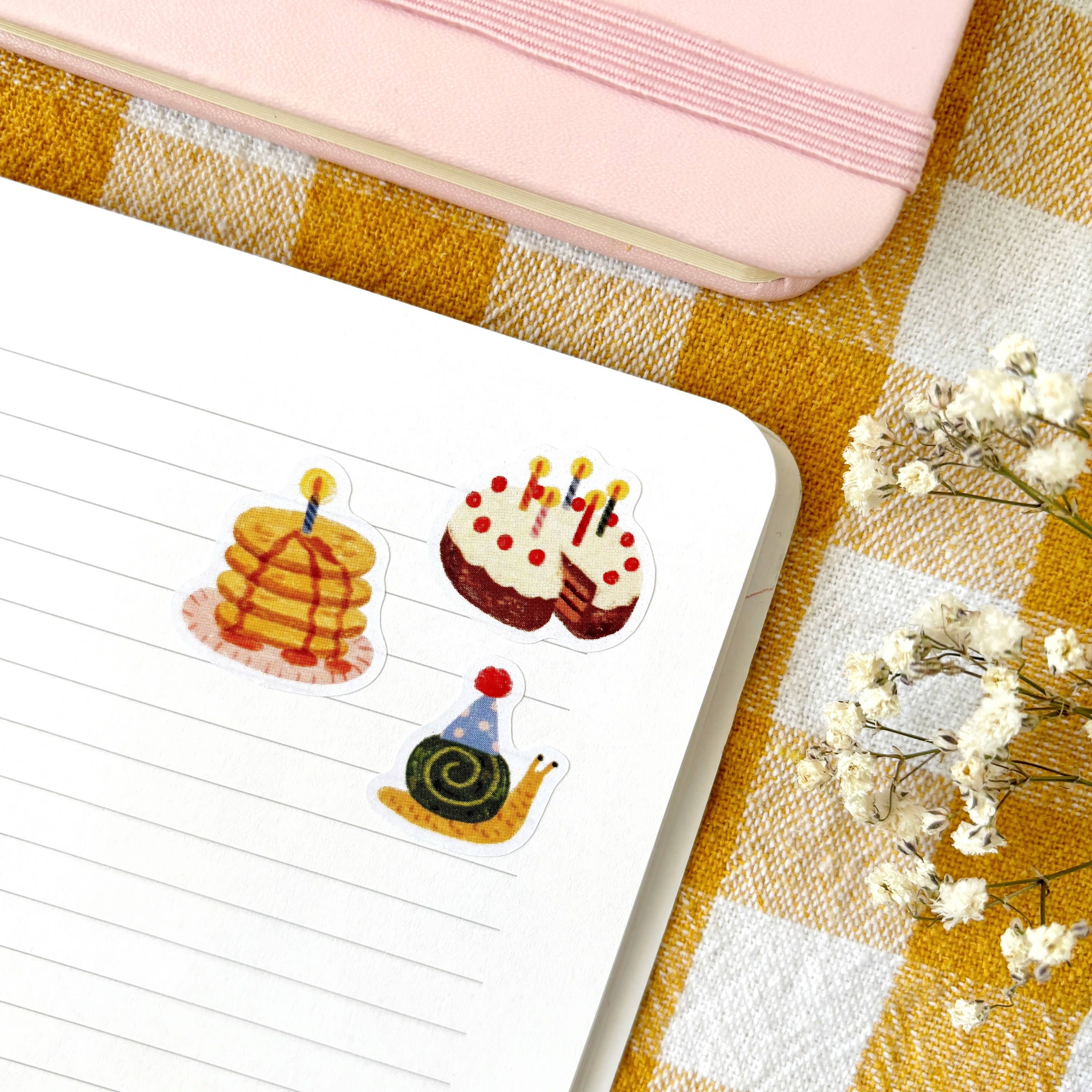 Happy Birthday - Planner & Journal Stickers | A6 Matte Paper