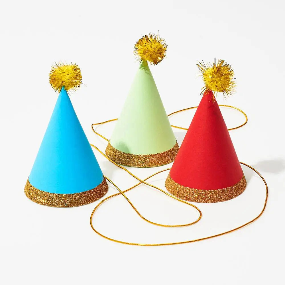 Mini Pom Party Hats image 2