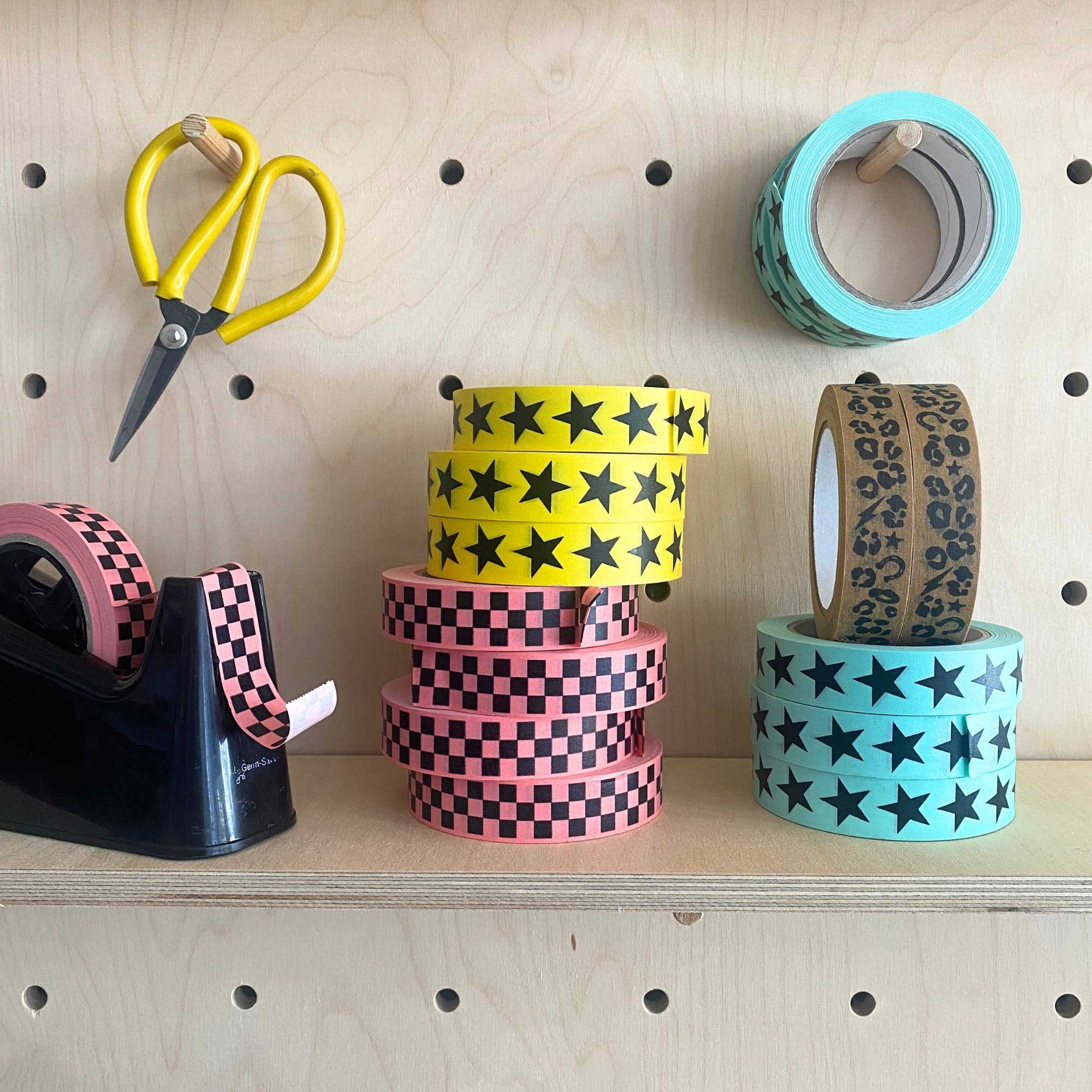 Eco Paper Adhesive Tape | 50m | Yellow Star