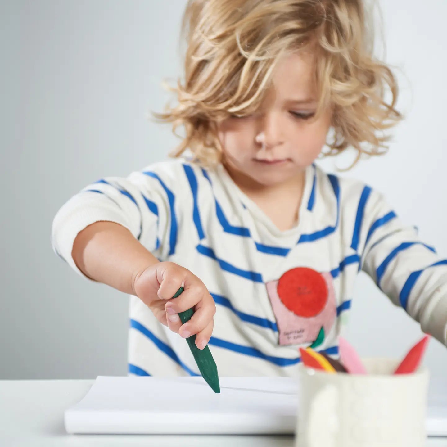 Beeswax Crayons - Extra Large - 8 Natural & Non-Toxic Colors image 1