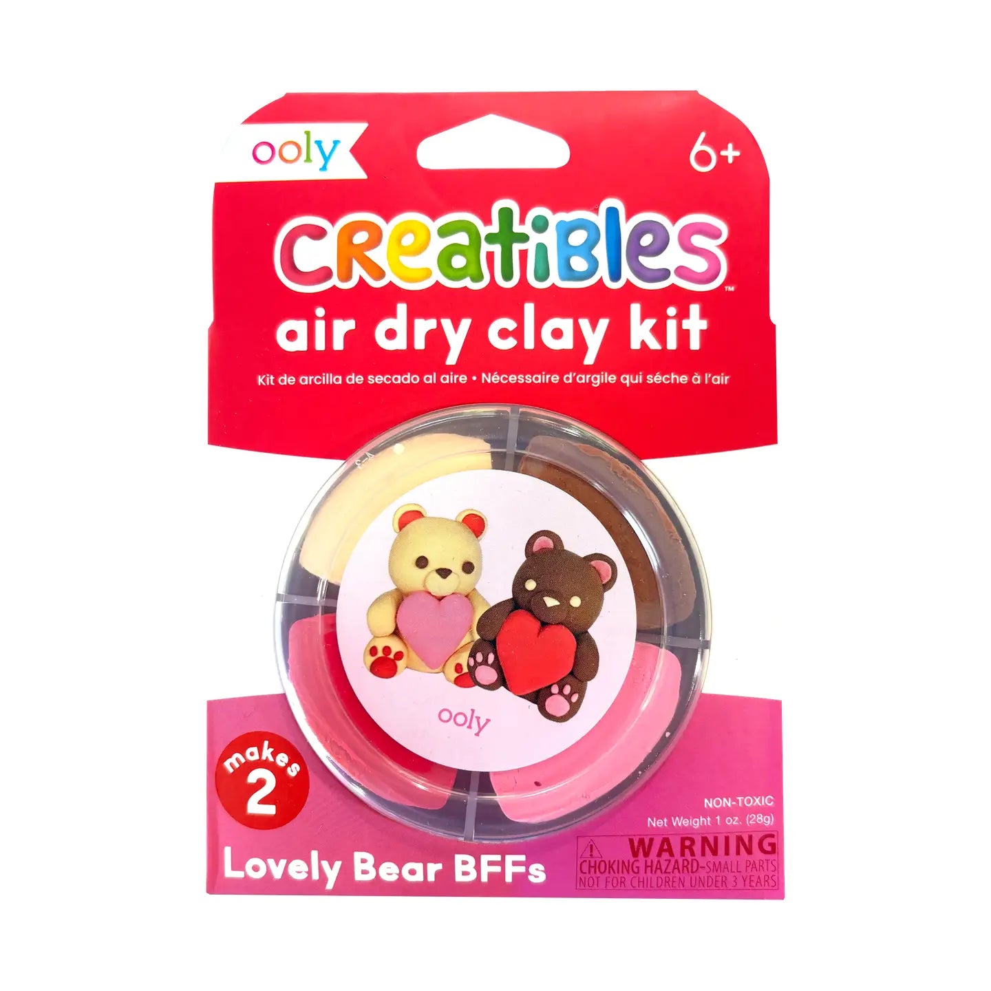 Creatibles: Air Dry Clay Bffs Kit - Lovely Bears image 0