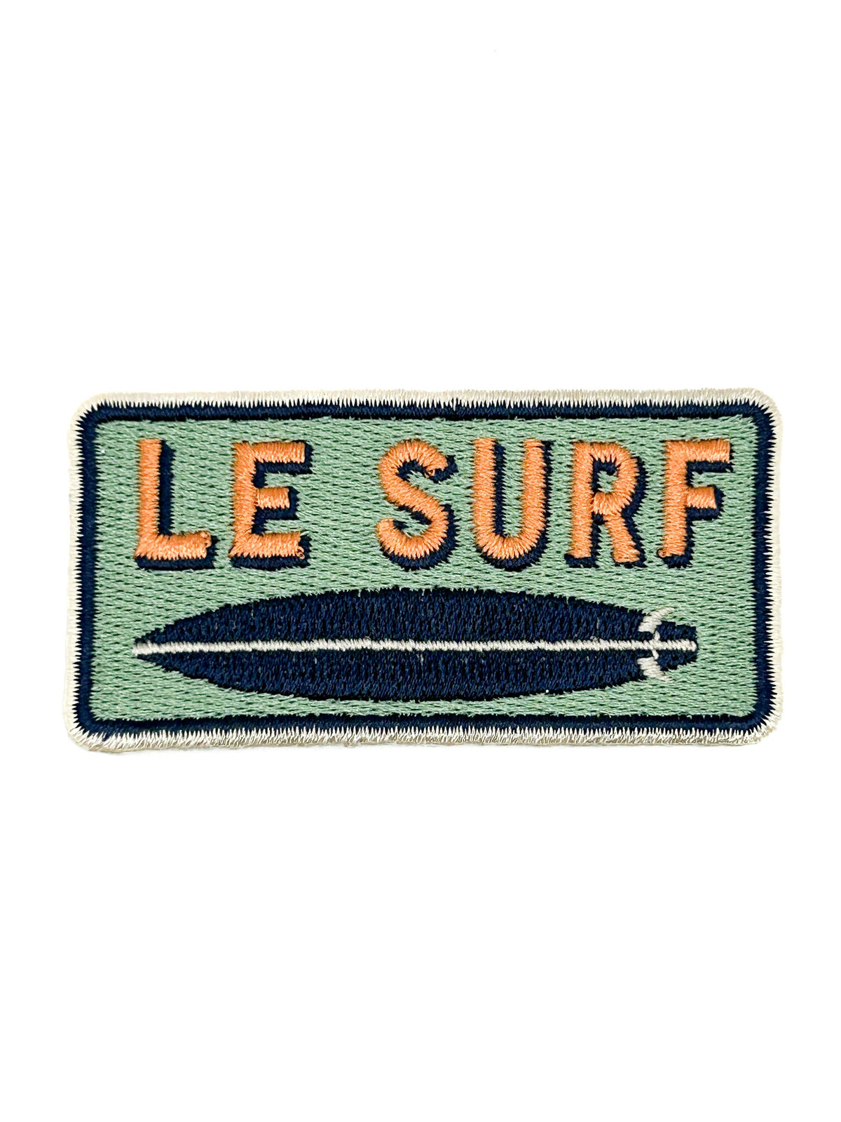 Le Surf Embroidered Patch Iron On Surf Surfboard Beach Coast