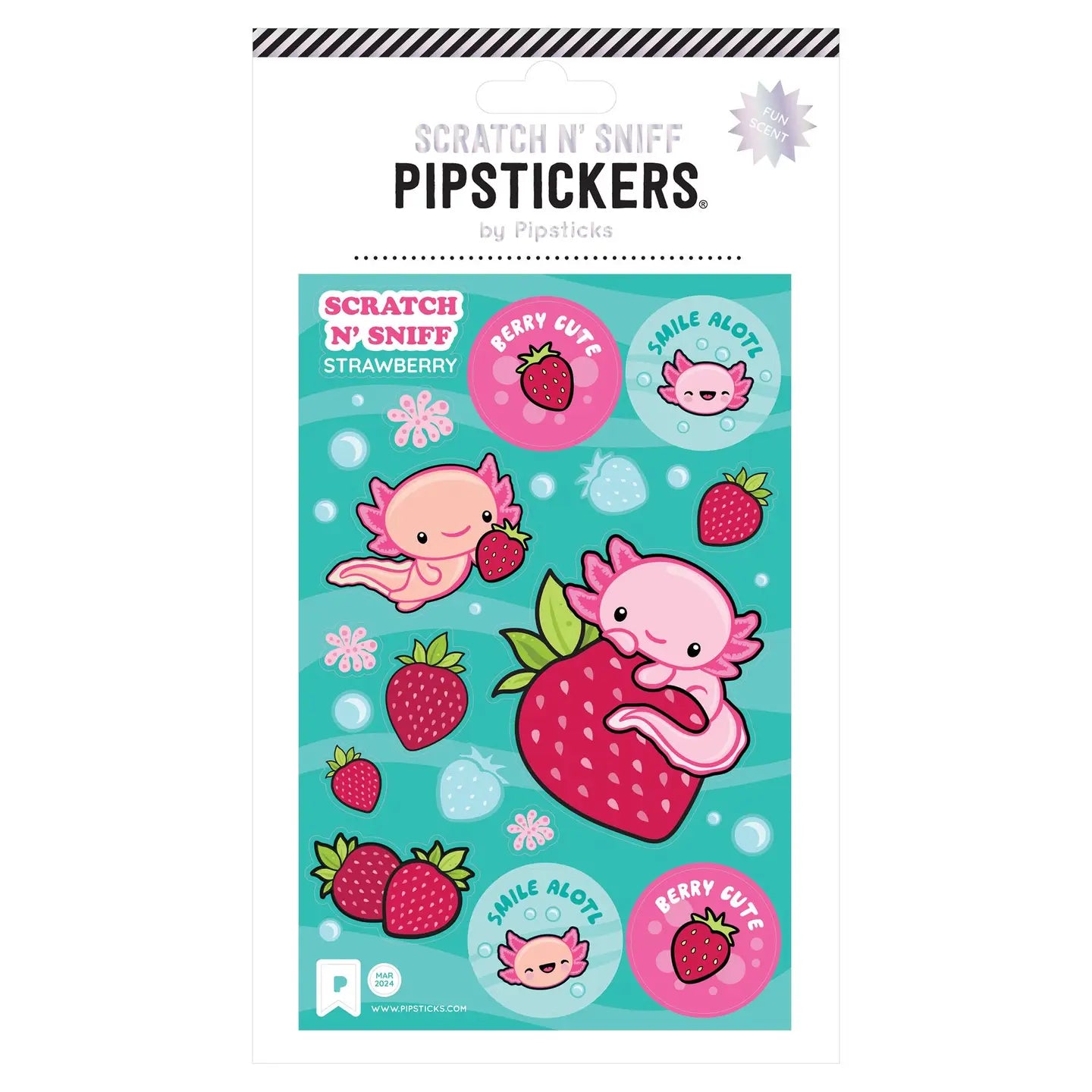 Berry Cute Axolotl Scratch 'n Sniff image 0