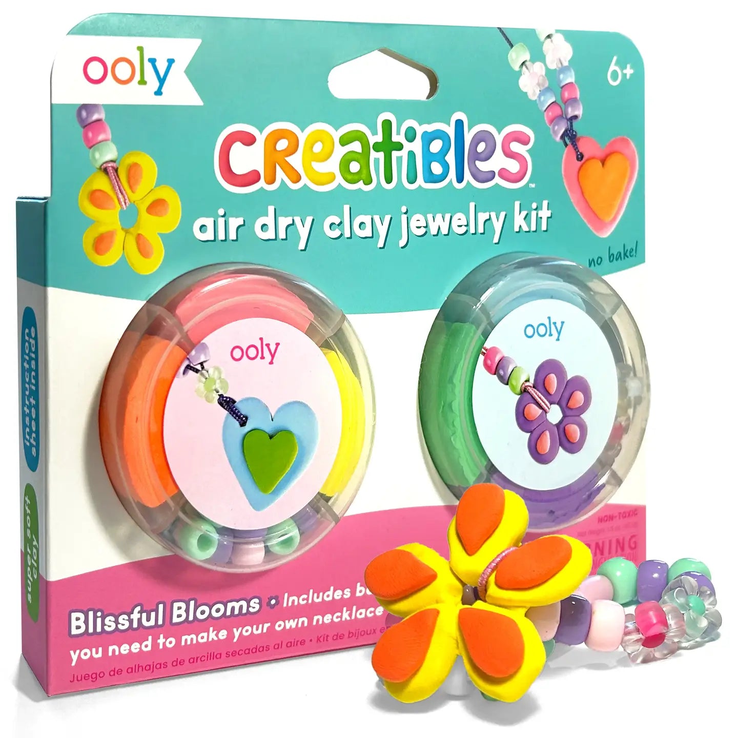 Creatibles: Air Dry ClayJewelry Kit - Blissful Blooms image 1